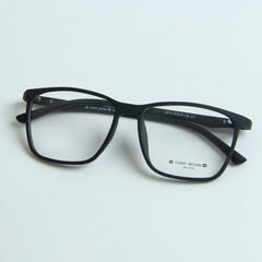 Black Optical Frame with Black Stripe