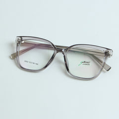 Light Gey Optical Frame with Grey Stripe