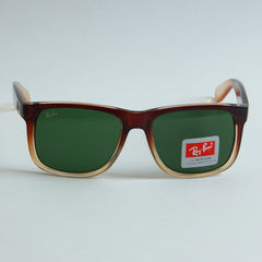 Multi Color Frame Sunglasses with Green Shade R.B S