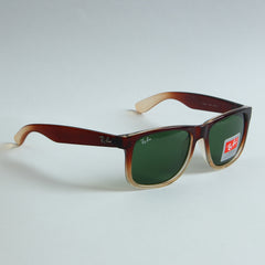 Multi Color Frame Sunglasses with Green Shade R.B S