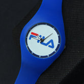 Blue Rubber Strap Fashion Dial FM209 Wrist Watch