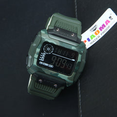 Digital LED Mens Sport Watch Green