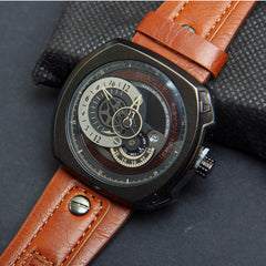 Mens Analog Wrist Watch With Date & Time