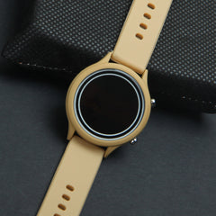 Digital LED Wrist Watch Beige