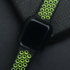 Digital LED Watch Printed Design Black