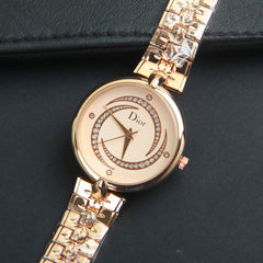 Women Chain Wrist Watch Rosegold