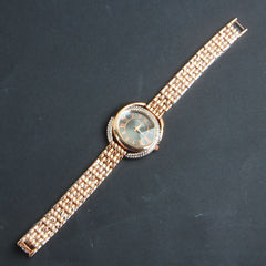 Women Chain Wrist Watch Rosegold