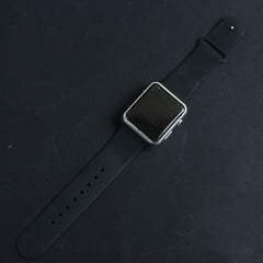 Digital LED Watch Printed Design Black Silver
