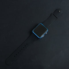 Digital LED Watch Printed Design Black Blue