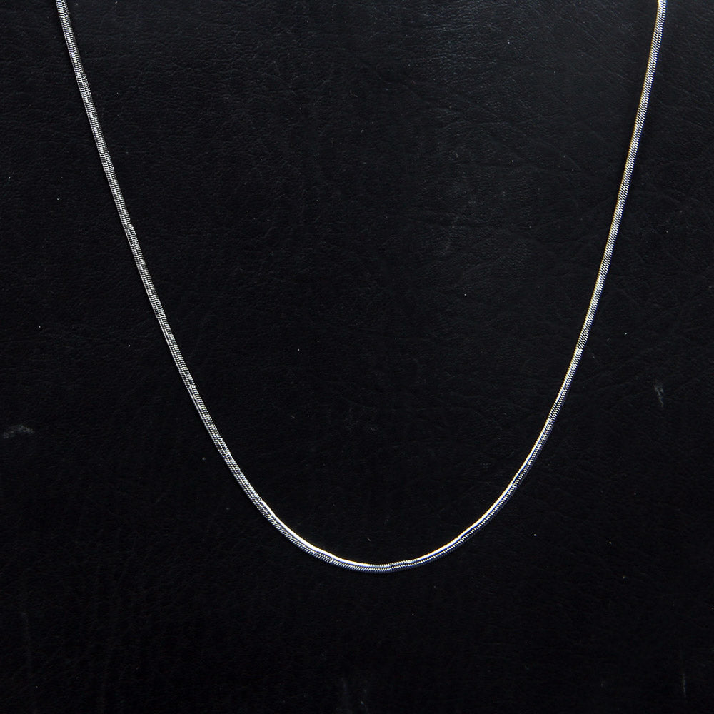 Silver Chain Necklace 1mm