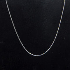 Silver Chain Necklace 1mm