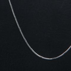 Silver Chain Necklace 1mm
