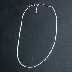 Silver Chain Necklace 1mm