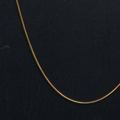 Golden Chain Necklace 1mm