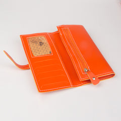 Orange Women Luxury Long Wallets - Thebuyspot.com