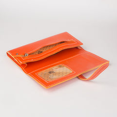 Orange Women Luxury Long Wallets - Thebuyspot.com