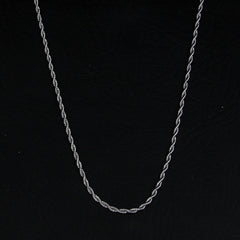 Silver Chain Necklace 2mm
