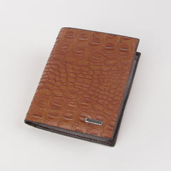 Brown Leather Men Wallets Crocodile Style - Thebuyspot.com