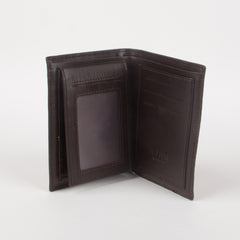 Brown Leather Men Wallets Crocodile Style - Thebuyspot.com