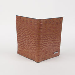 Brown Leather Men Wallets Crocodile Style - Thebuyspot.com