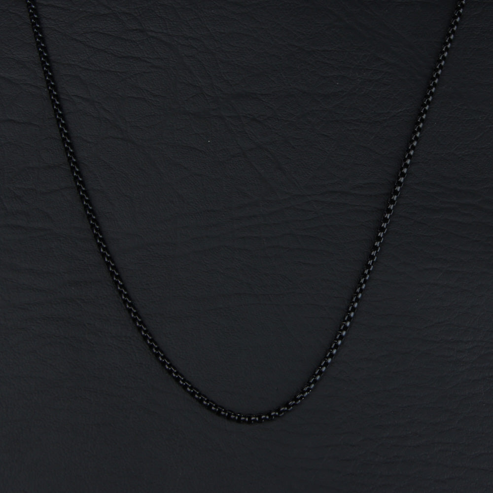 Black Chain Necklace 2mm