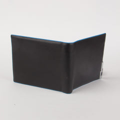 Black Waterproof Blue Edge Leather Wallet - Thebuyspot.com