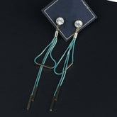 Womens Earring Cyan