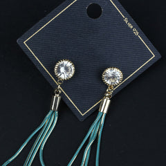 Womens Earring Cyan