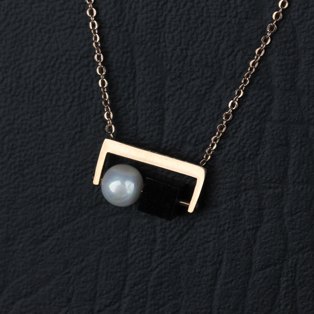 Womens Round-Square Pendant