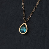 Womens Fancy Bluestone Pendant