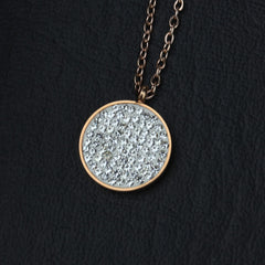 Womens Stone Circle Neckalace