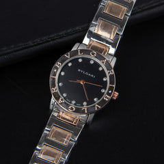 Two Tone Women Chain Wrist Watch Rosegold B