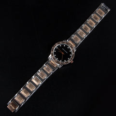 Two Tone Women Chain Wrist Watch Rosegold B