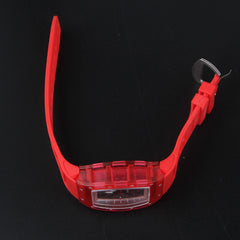 Wrist Watch Red with Light