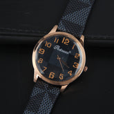 New Wrist Watch Rosegold Dial Grey Straps