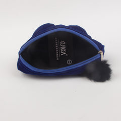 Blue Cat Cartoon Portable Makeup Storage Cosmetic Bag - Thebuyspot.com