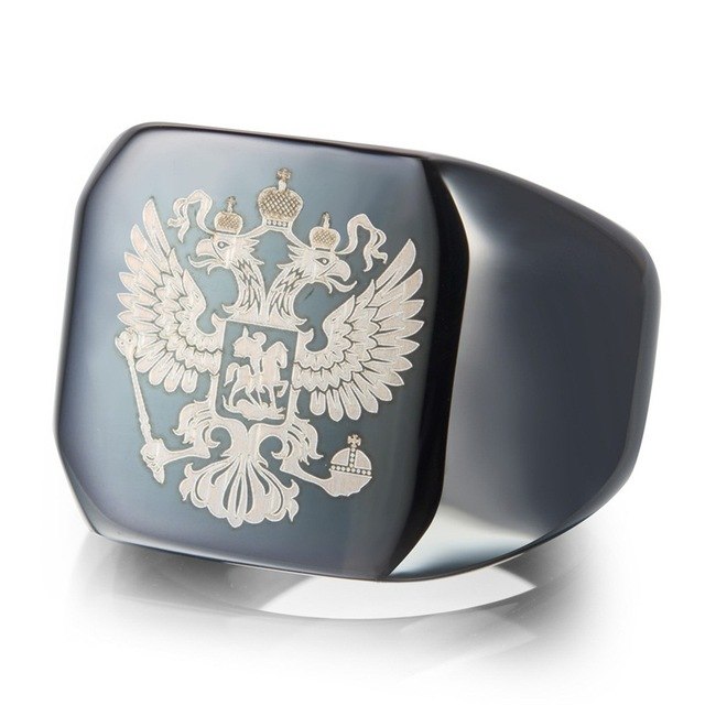 Laser Black Titanium Steel Ring