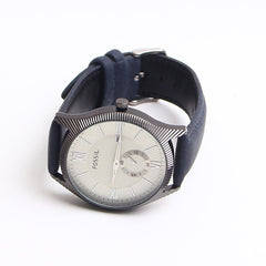 Leather Strap Down Second 1195 Men's Wrist Watch