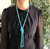 Long Pendant Fashion Stone Necklace