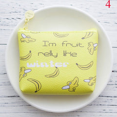 Mini Cartoon Banana Women's Wallet