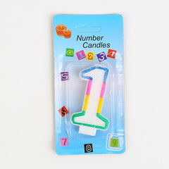 Number Candles For Birthdays Cakes 1-6