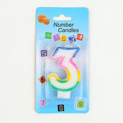 Number Candles For Birthdays Cakes 1-6