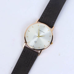 Olive Green Strap White Dial 1278 Men's Wrist Watch