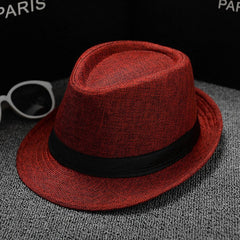 Outdoor Top Jazz Red Style New Fashion Retro Men Couple Cap