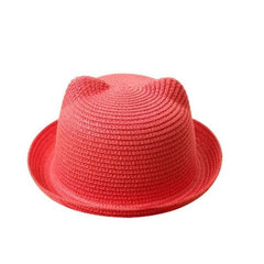 Pink Cat Ear Style Sun Hat - Thebuyspot.com