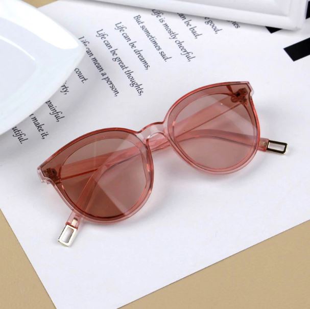 Pink Shade Transparent Sunglasses