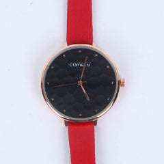 Red Strap White Dial 1282 Women's Wrist Watch