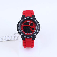 Red Strap Digital Black Dial C1057 Kids Watch