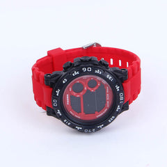 Red Strap Digital Black Dial C1057 Kids Watch