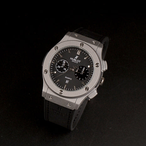 Mens Wrist Watch Grey Black Design HB